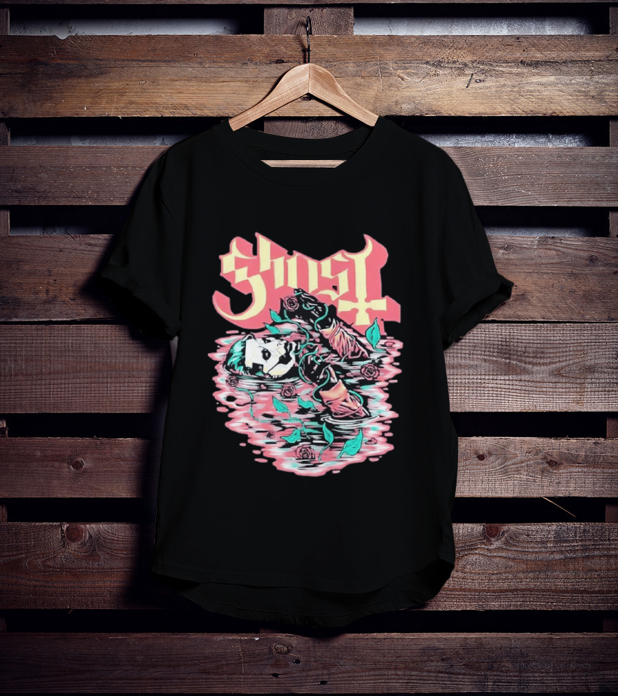 Ghost Band Valentine 2026 Pre Raphaelite Brotherhood Roses And Water T-Shirt