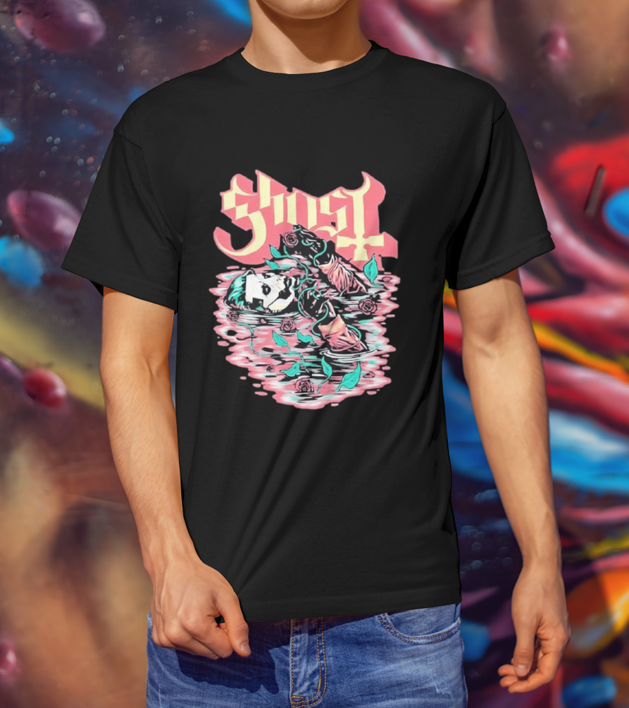 Ghost Band Valentine 2026 Pre Raphaelite Brotherhood Roses And Water T-Shirt