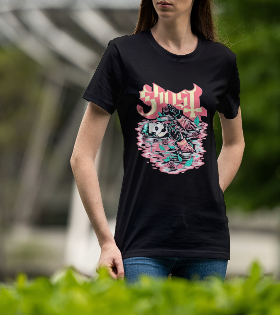 Ghost Band Valentine 2026 Pre Raphaelite Brotherhood Roses And Water T-Shirt