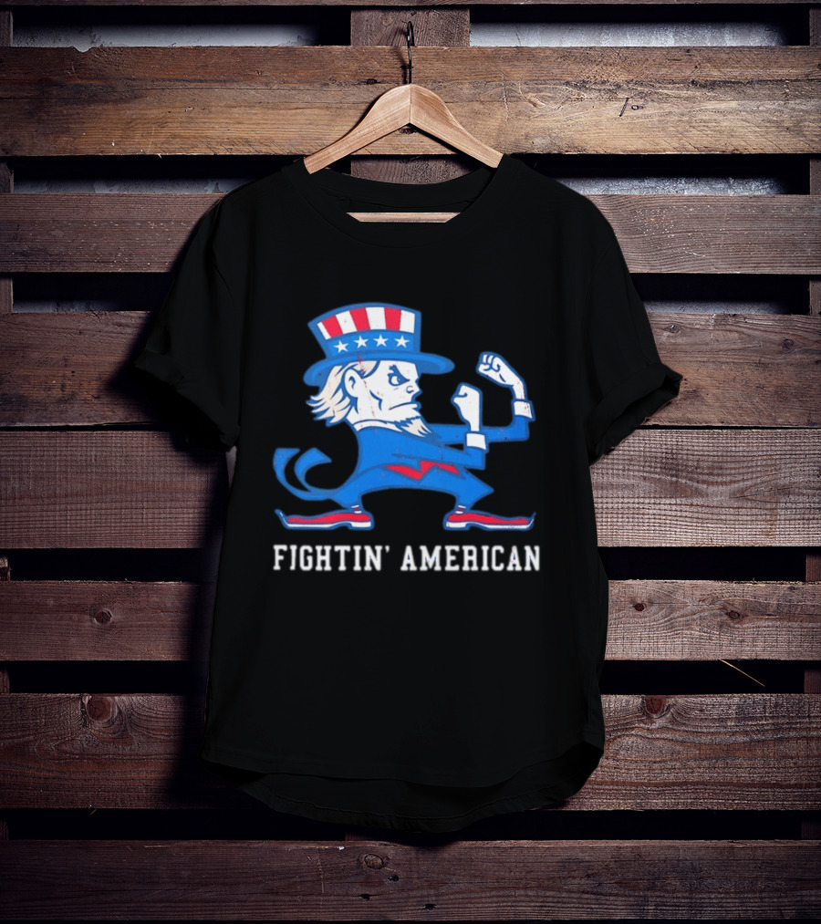 Uncle Sam Fightin' American Patriotic Boxing T-Shirt