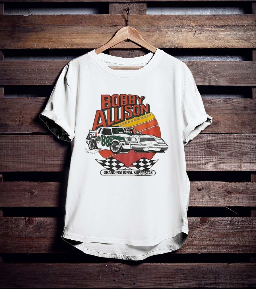 Bobby Allison 88 Racing Legend Grand National Superstar T-Shirt