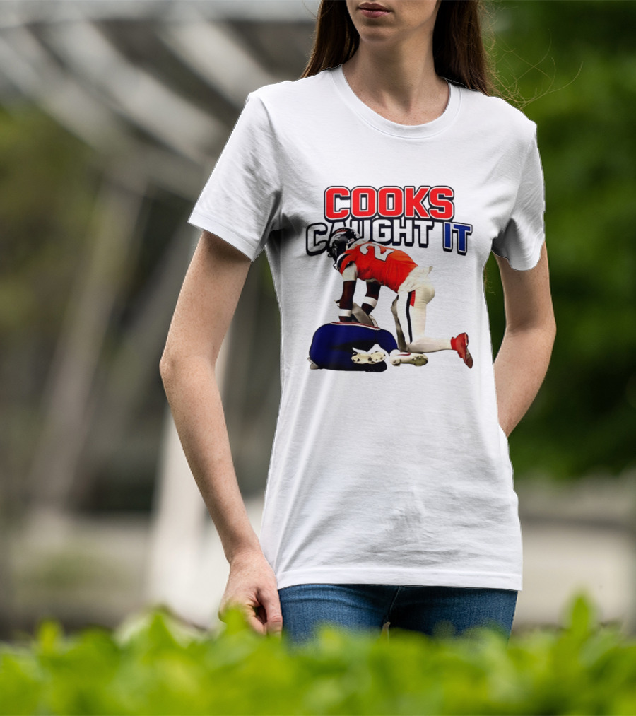 Buffalo Bills Mafia Cooks Caught It Football Play T-Shirt