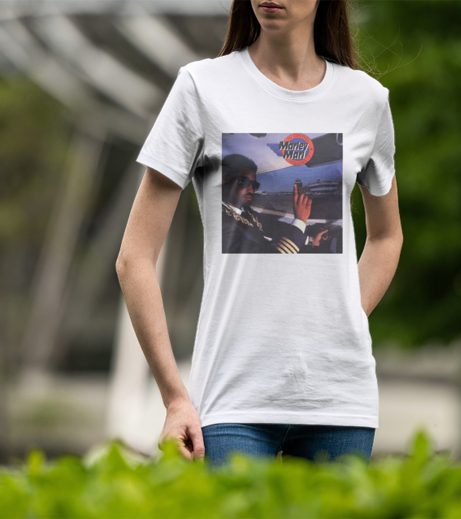 Marley Marl In Control Volume 1 Iconic Hip Hop DJ In Pilot Uniform T-Shirt
