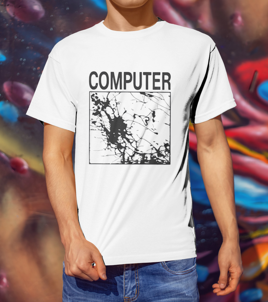 COMPUTER Gamer Gaming Splatter T-Shirt