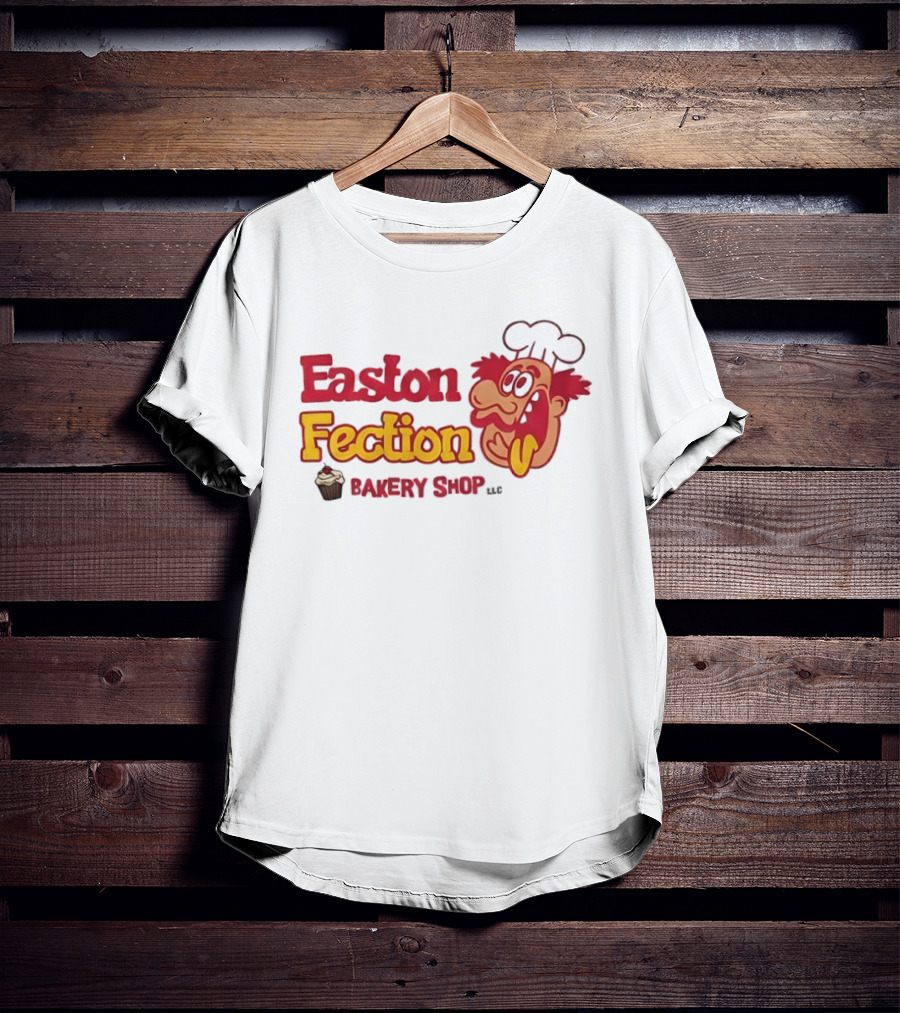 Easton Fection Bakery Shop LLC Funny Chef Cartoon Cupcake T-Shirt