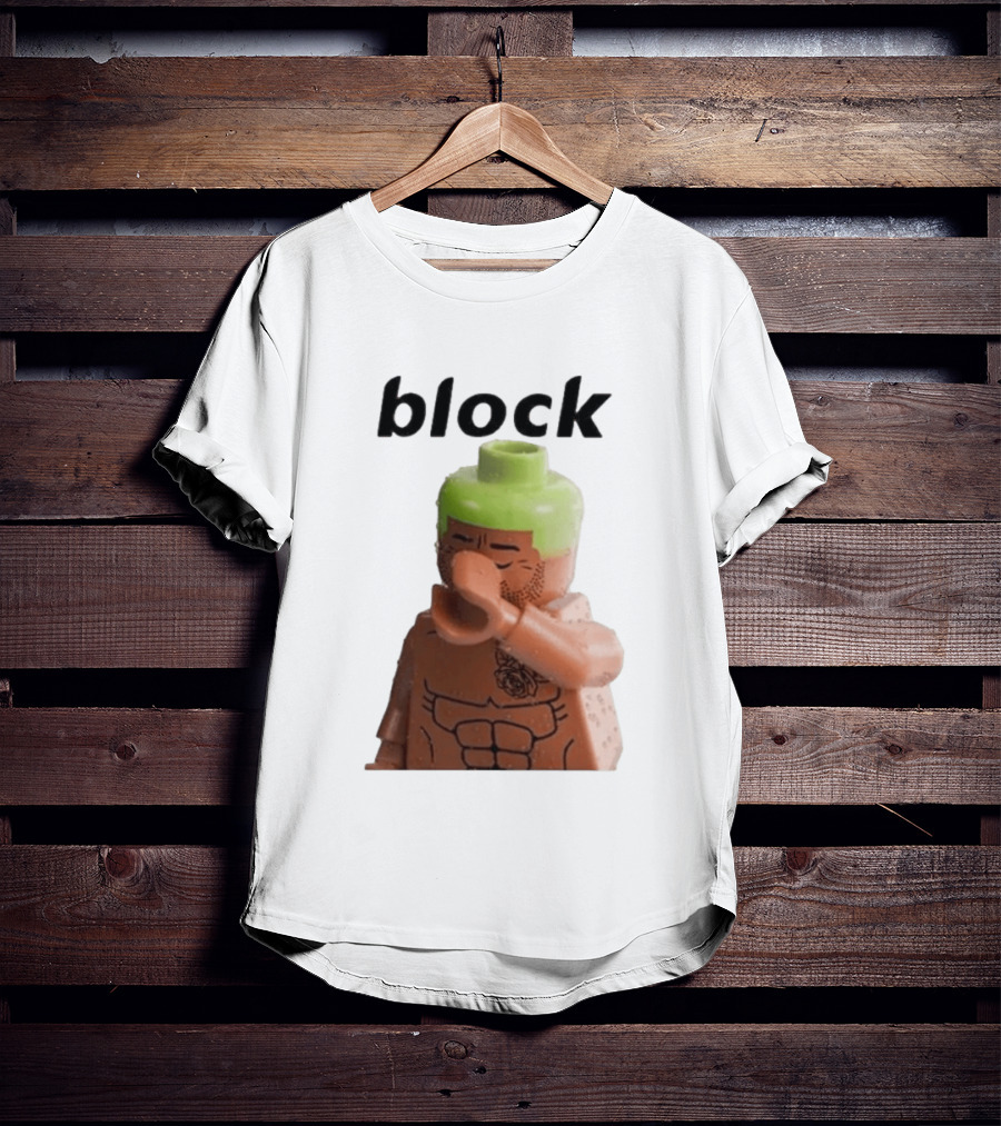 Block The Don Block LEGO Minifigure Style Dabbing Pose T-Shirt
