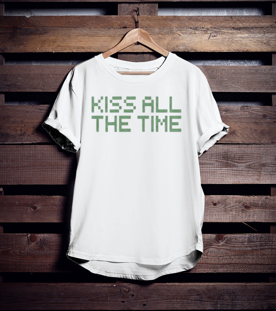 Kiss All The Time Neon T-Shirt