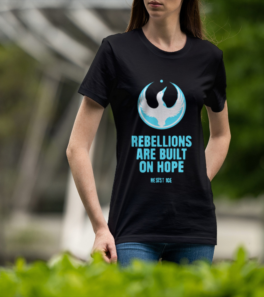 Rebellions Are Built On Hope Resist ICE Dove T-Shirt