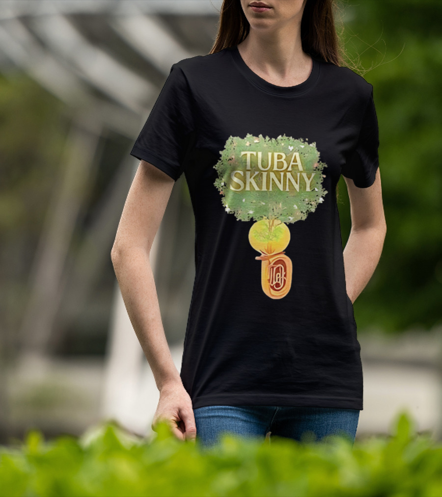 Tuba Skinny Tree And Tuba T-Shirt