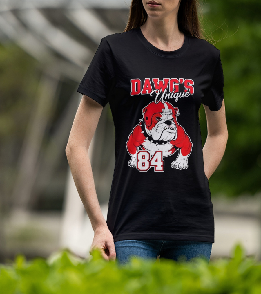 Ladd McConkey 84 Georgia Bulldogs Dawg's Unique Football Fan Gear T-Shirt