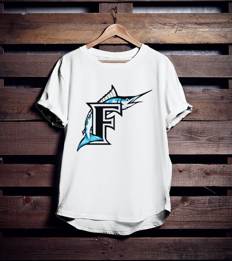 Florida Marlins Vintage F Logo Marlin T-Shirt