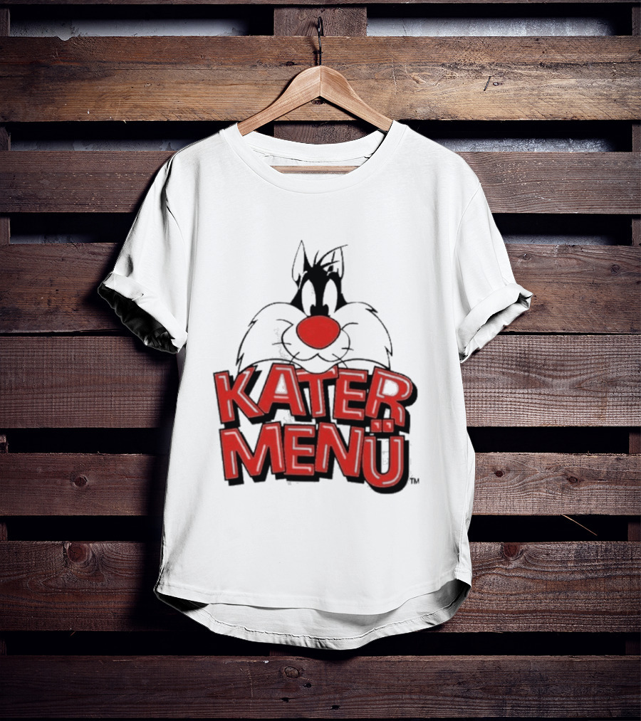 Kater Menü White Cat T-Shirt