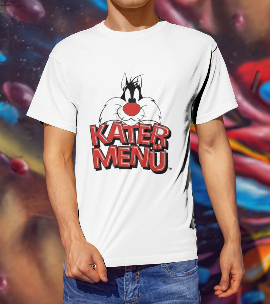 Kater Menü White Cat T-Shirt