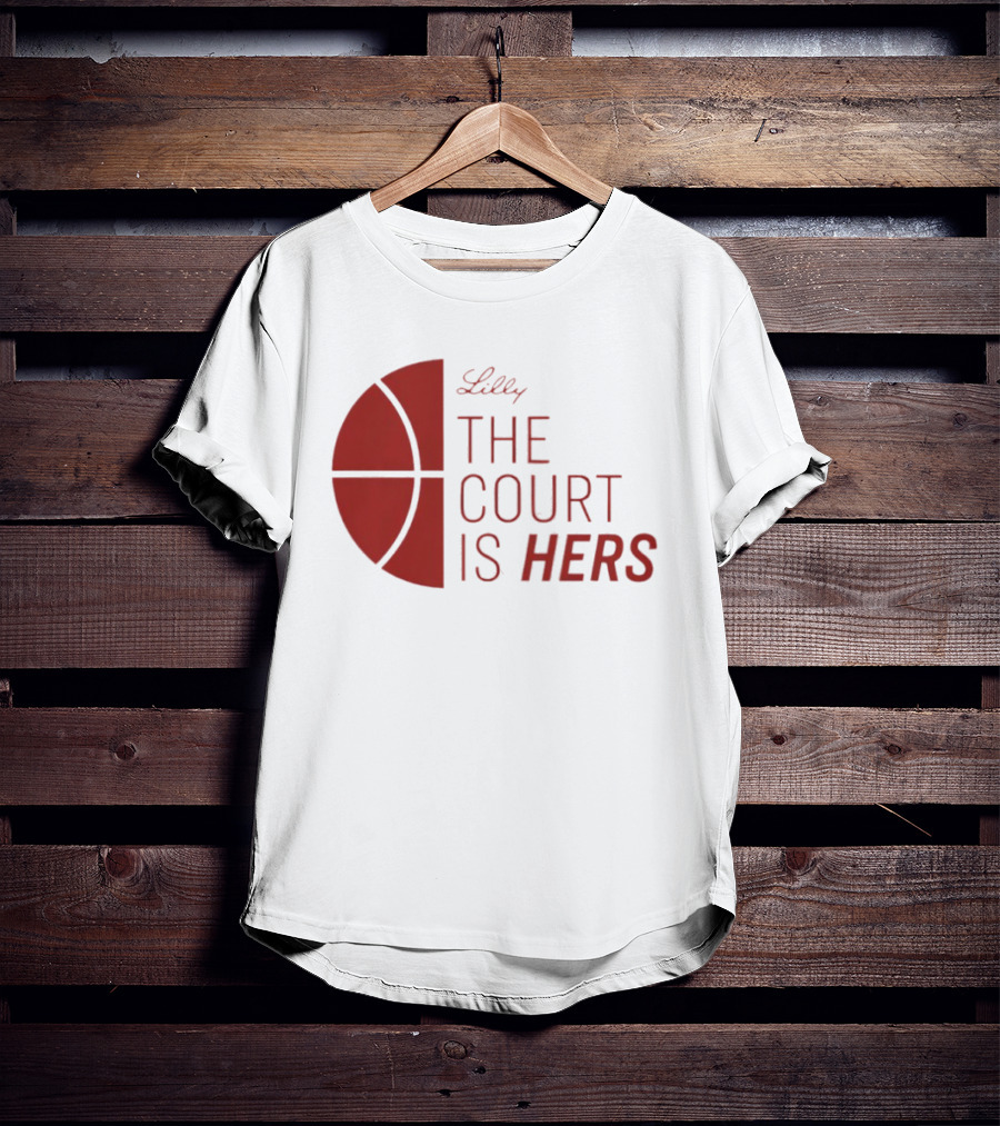 Lilly The Court Is Hers Basketball T-Shirt
