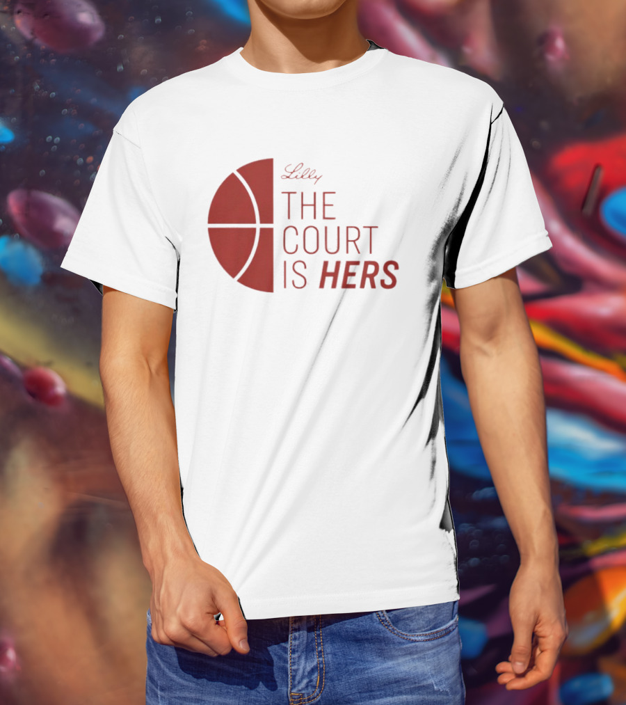 Lilly The Court Is Hers Basketball T-Shirt