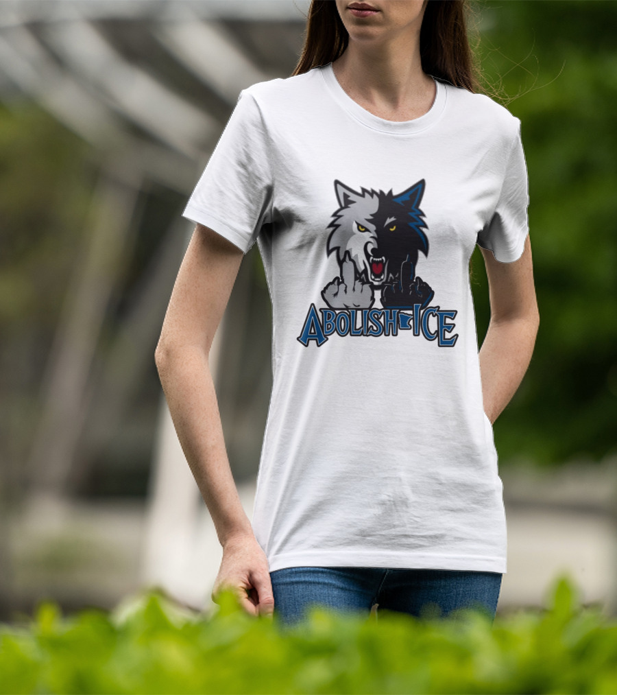 Minnesota Wolves Abolish Ice Wolves T-Shirt