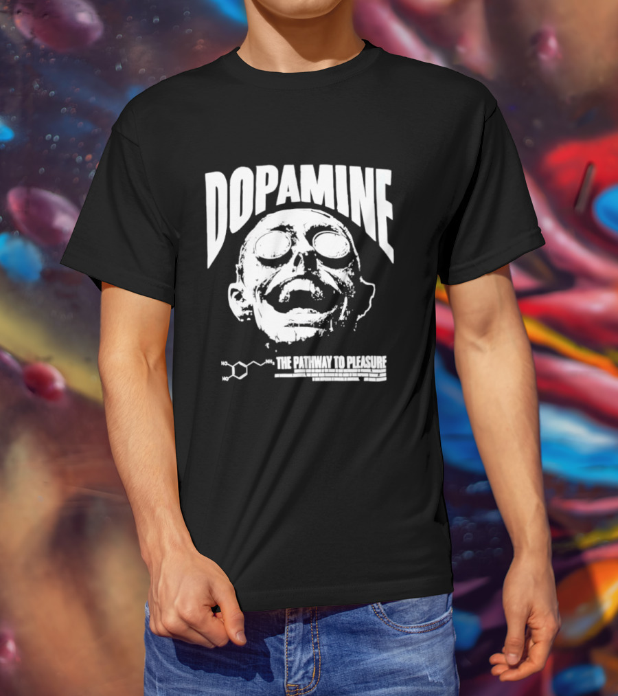 Dopamine The Pathway To Pleasure Molecular Formula Head T-Shirt