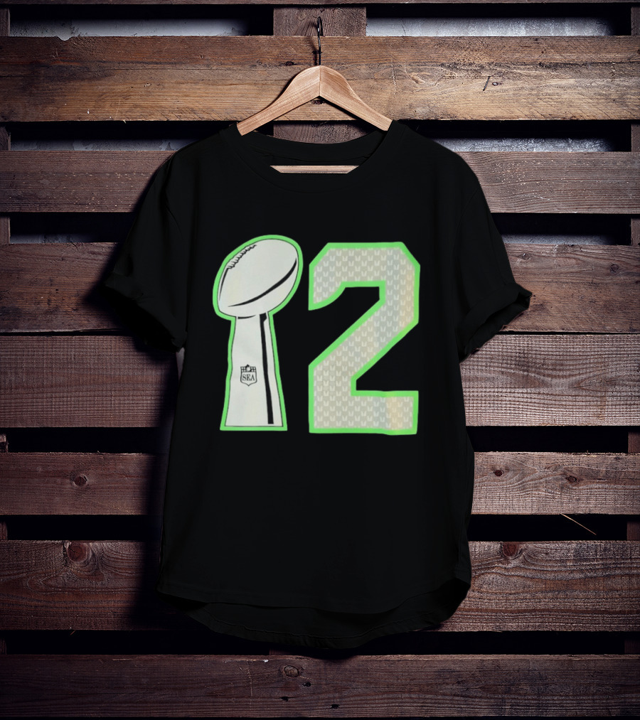 Seattle Seahawks SEA 12 Football T-Shirt