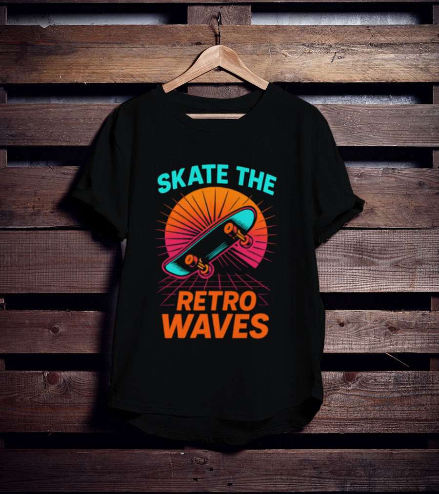 Skate The Retro Waves T-Shirt