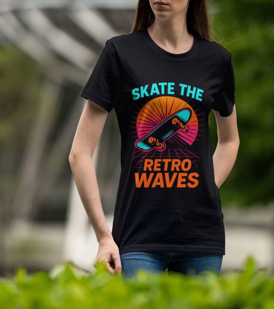 Skate The Retro Waves T-Shirt