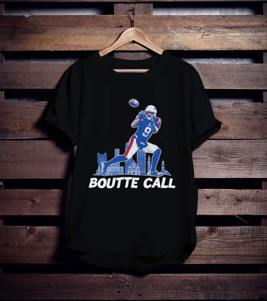 Kayshon Boutte Call New England Patriot Football City Skyline T-Shirt