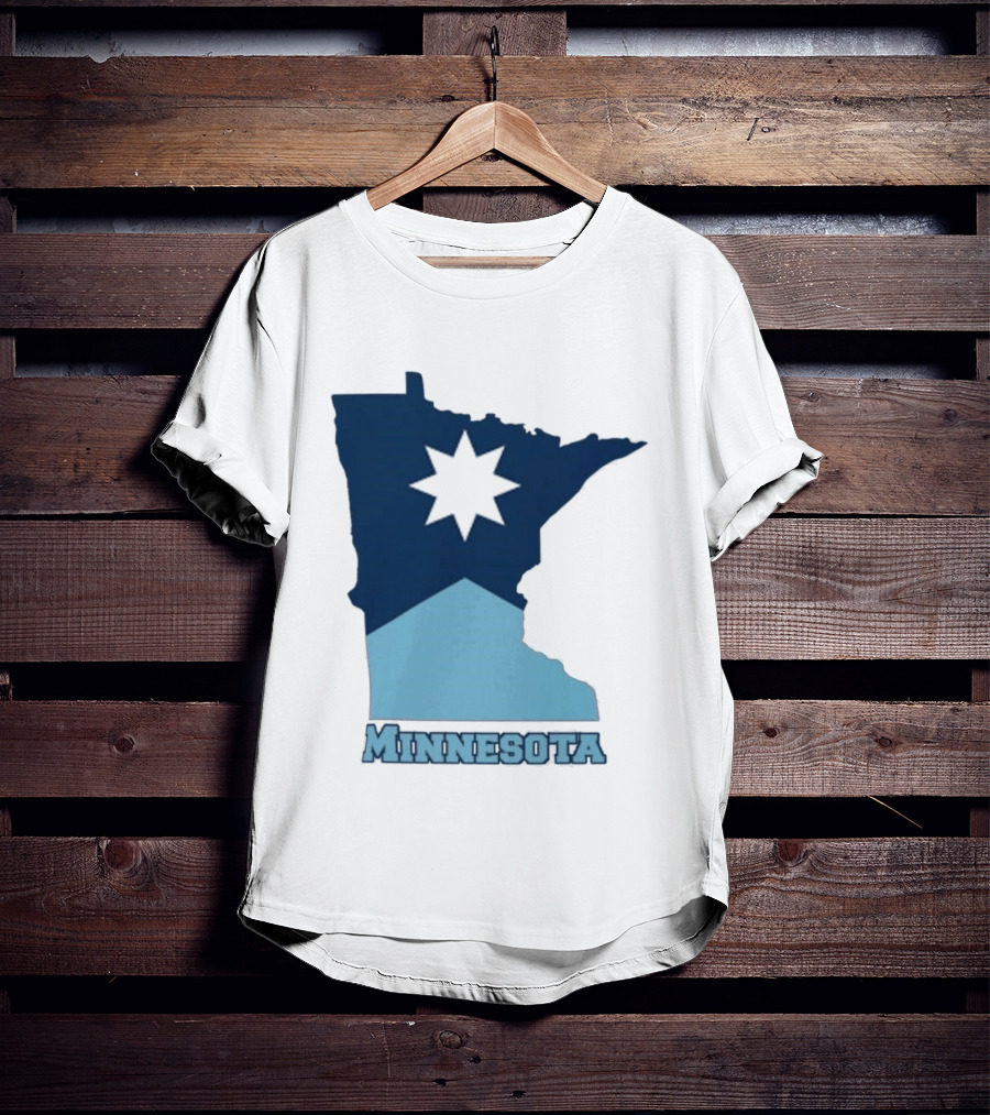 Minnesota Strong Star Map T-Shirt
