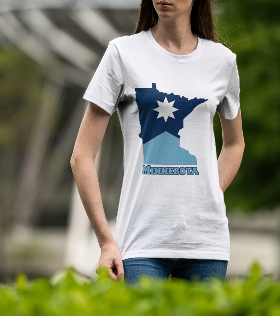 Minnesota Strong Star Map T-Shirt