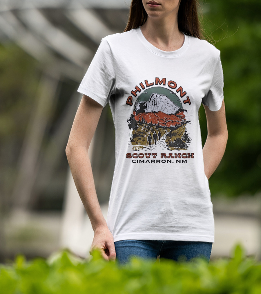 Philmont Scout Ranch Cimarron NM Iconic Mountain Landscape Adventure T-Shirt