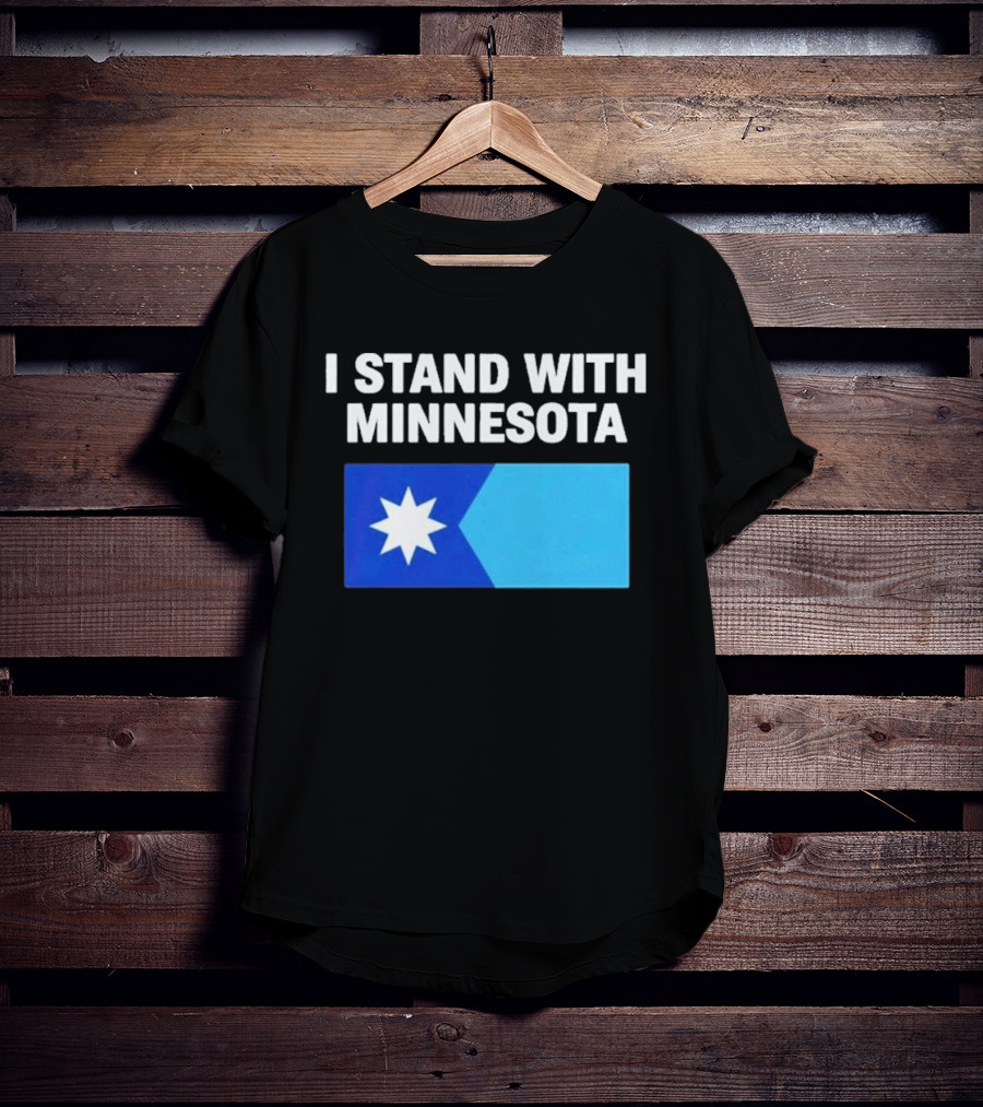 I Stand With Minnesota Flag Minnesota Strong T-Shirt