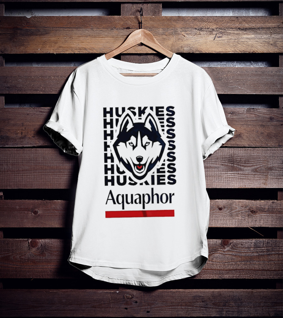 Uconn Huskies Basketball Aquaphor Huskies T-Shirt