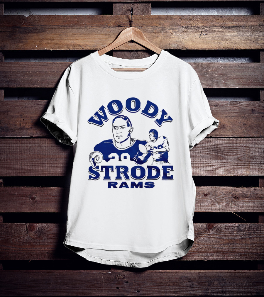 Los Angeles Rams Woody Strode Vintage Football Player T-Shirt