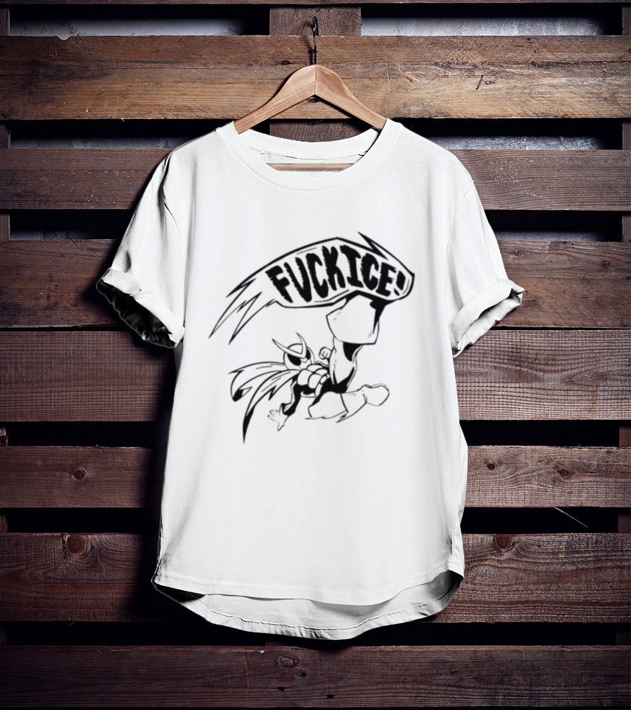 Mask Change Fvck Ice Kick Dynamic Character Action Comic T-Shirt