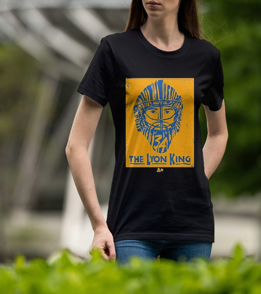 The Lyon King 34 Hockey Mask T-Shirt