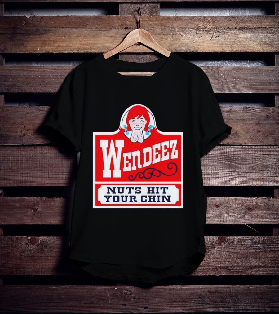 Wendeez Nuts Hit Your Chin Retro Fast Food T-Shirt