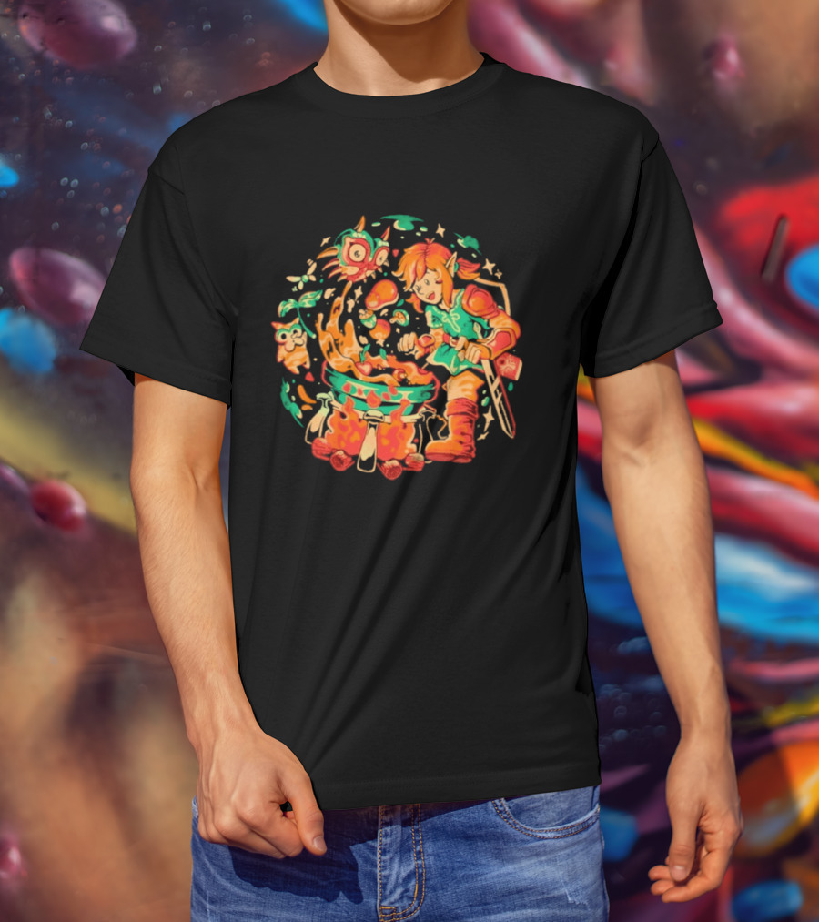 The Legend Of Stew Cooking Adventure Fantasy T-Shirt