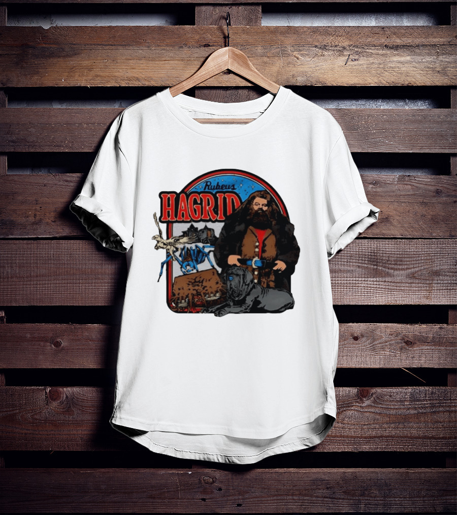 Rubeus Hagrid Aragog Buckbeak Fang Monster Book Of Monsters Hogwarts T-Shirt