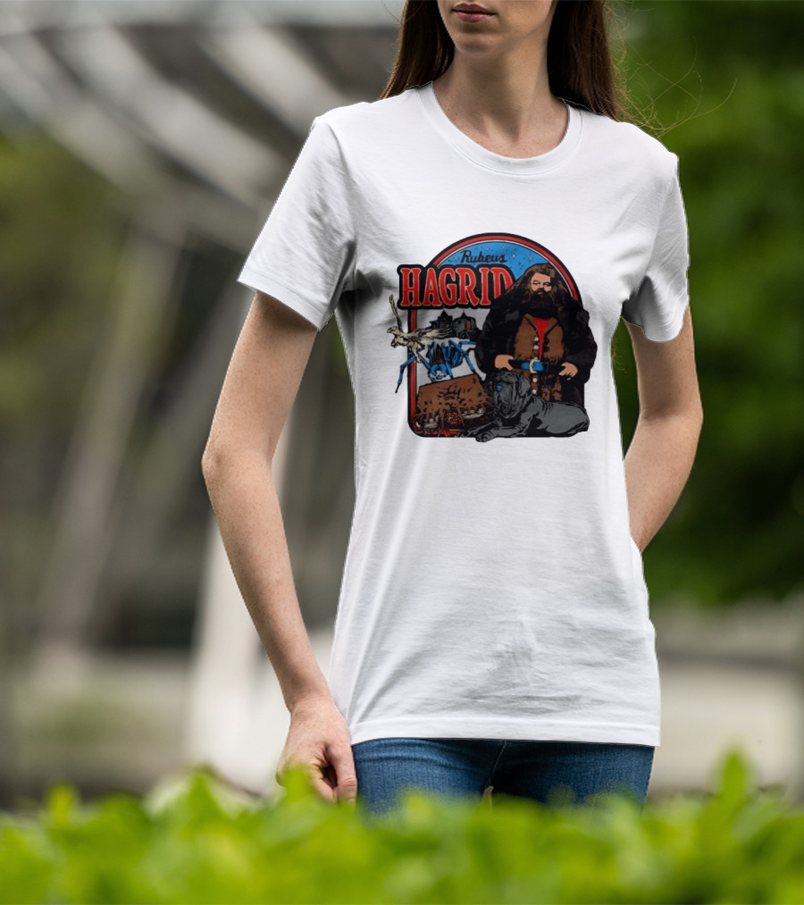 Rubeus Hagrid Aragog Buckbeak Fang Monster Book Of Monsters Hogwarts T-Shirt