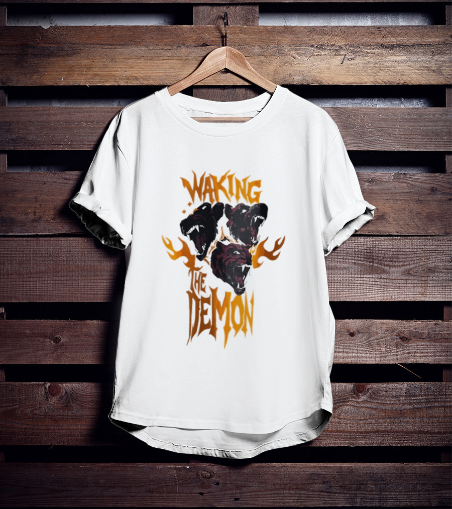 Waking The Demon Three Dog Heads T-Shirt