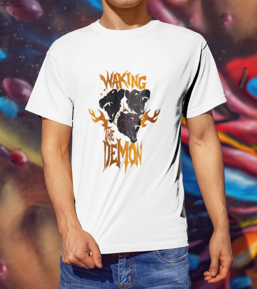 Waking The Demon Three Dog Heads T-Shirt