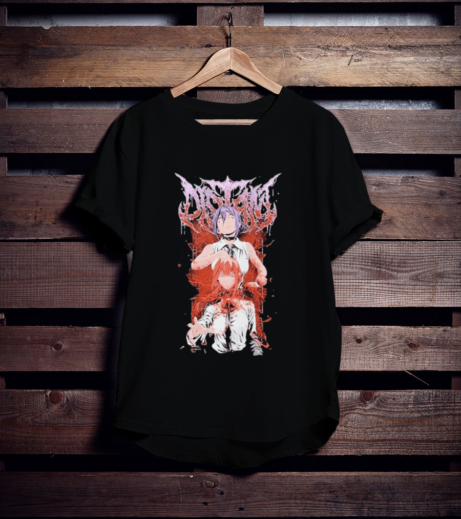 Distant Reze Valentine 2026 Manga Valentine Anime Chainsaw Man T-Shirt