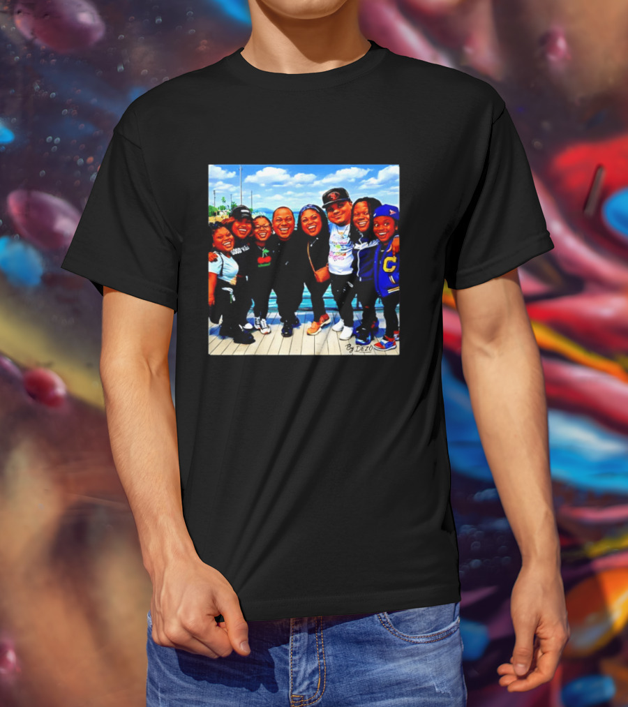 Family Bunch By Dezo Matching Crew Scenic Smiles T-Shirt