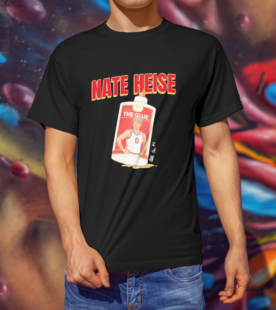 Nate Heise The Glue Bottle Basketball Player T-Shirt