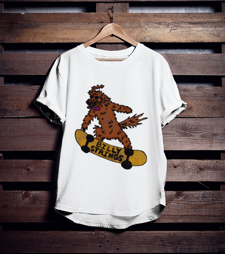 Billy Strings Skateboarding Dog T-Shirt