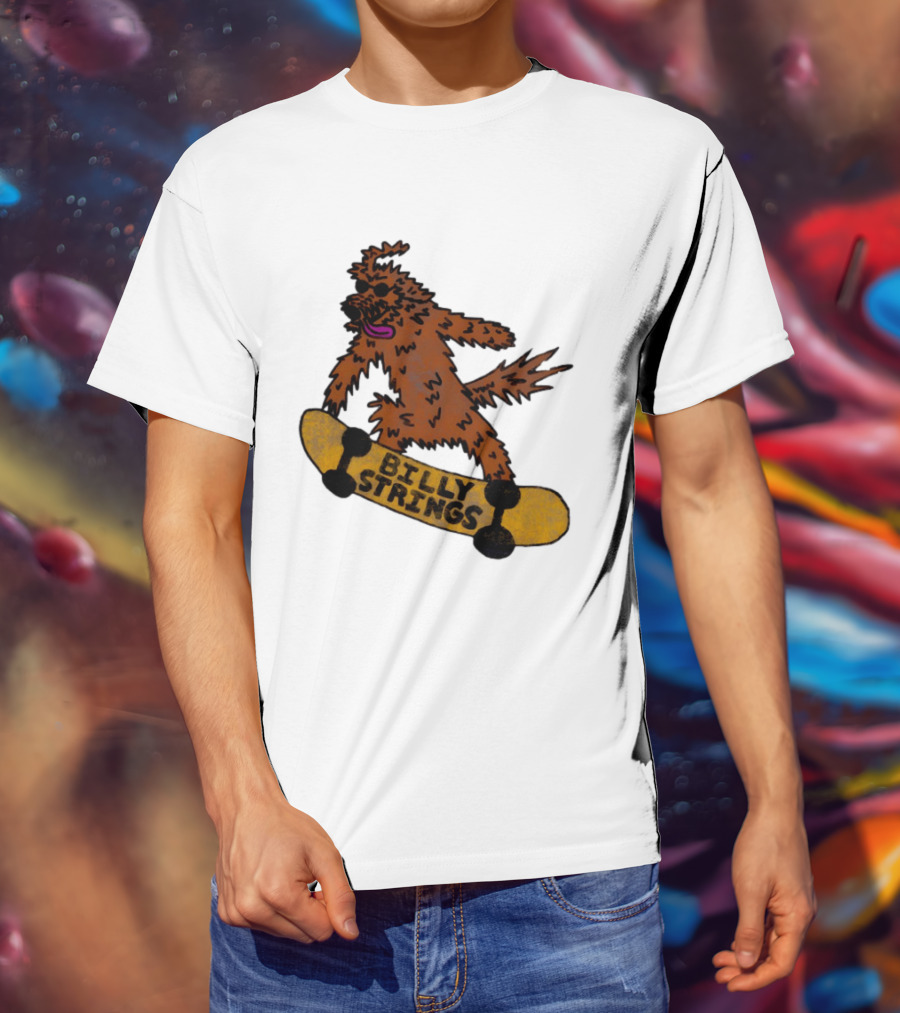 Billy Strings Skateboarding Dog T-Shirt