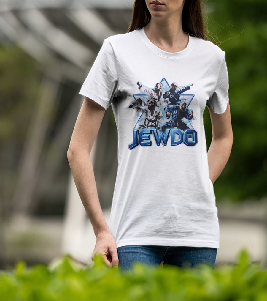 Jewdo Martial Arts Star Of David Karate Fighters T-Shirt