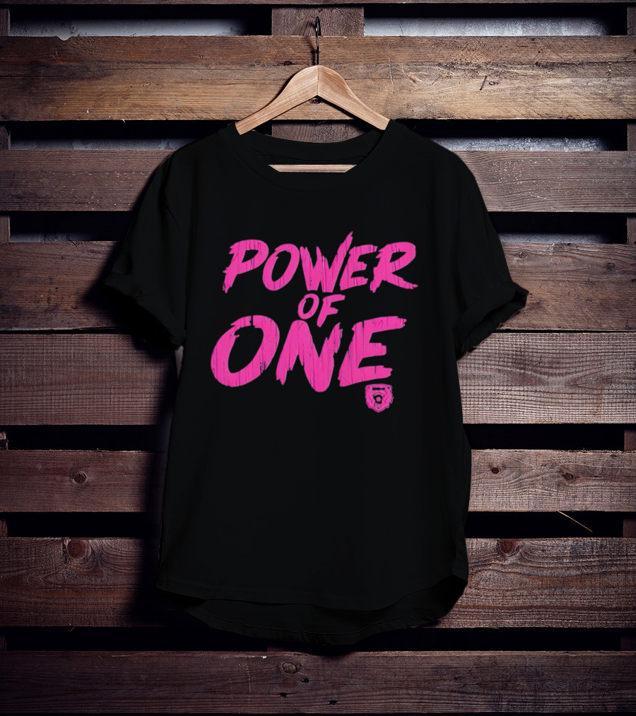 Power Of One Parkside Women's Basketball Pink Bear T-Shirt