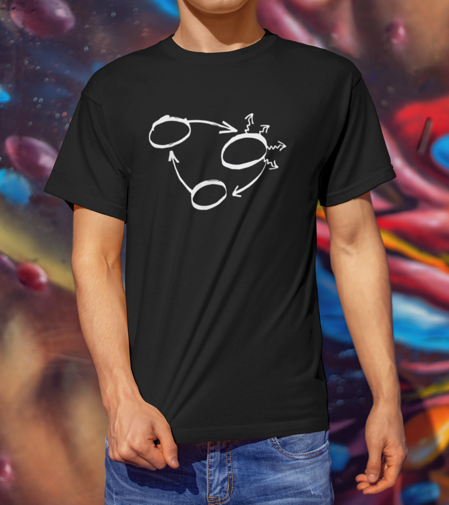 Three Circles Evangelism Diagram Arrows T-Shirt