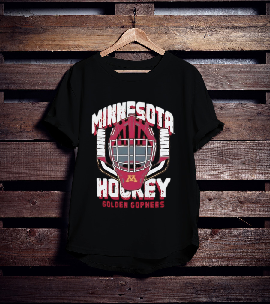 Minnesota Hockey Golden Gophers Mask T-Shirt