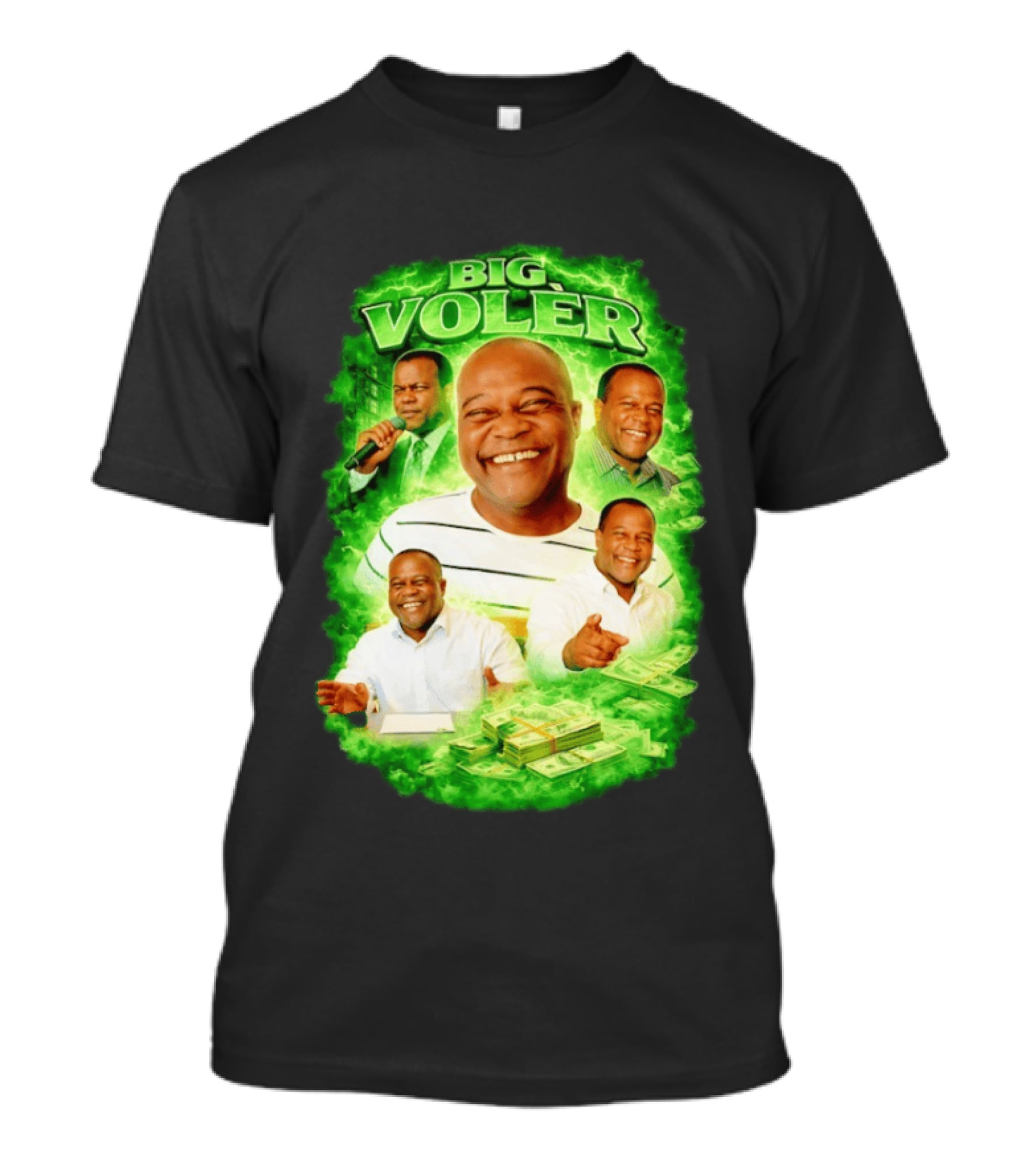 Big Voler Smiling Persona With Money And Singing T-Shirt