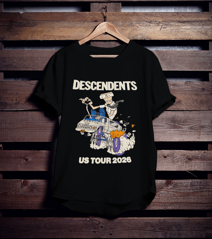 Descendents US Tour 2026 Cartoon Van T-Shirt
